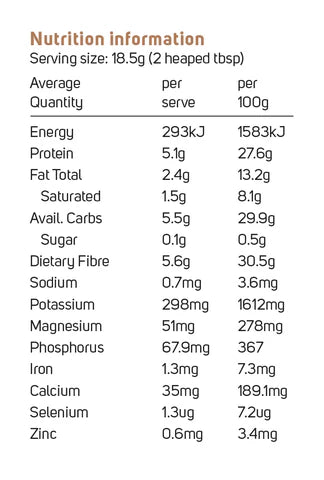 Power Super Foods Cacao Powder Kraft Bag Certified Organic 500g