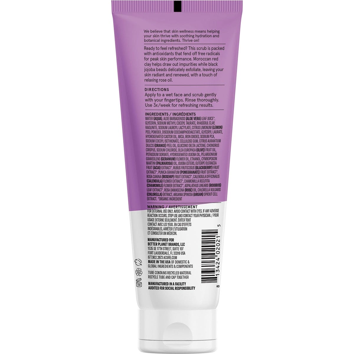 ACURE Radically Rejuvenating Facial Scrub 118ml Payless 4 Organics