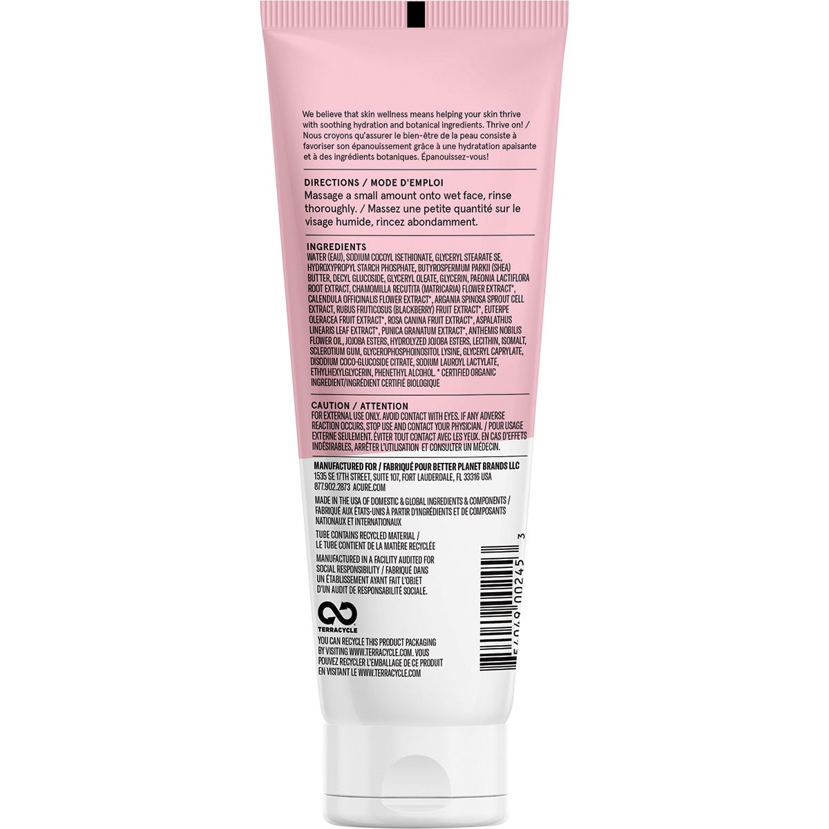 ACURE Seriously Soothing Cleansing Cream 118ml Payless 4 Organics