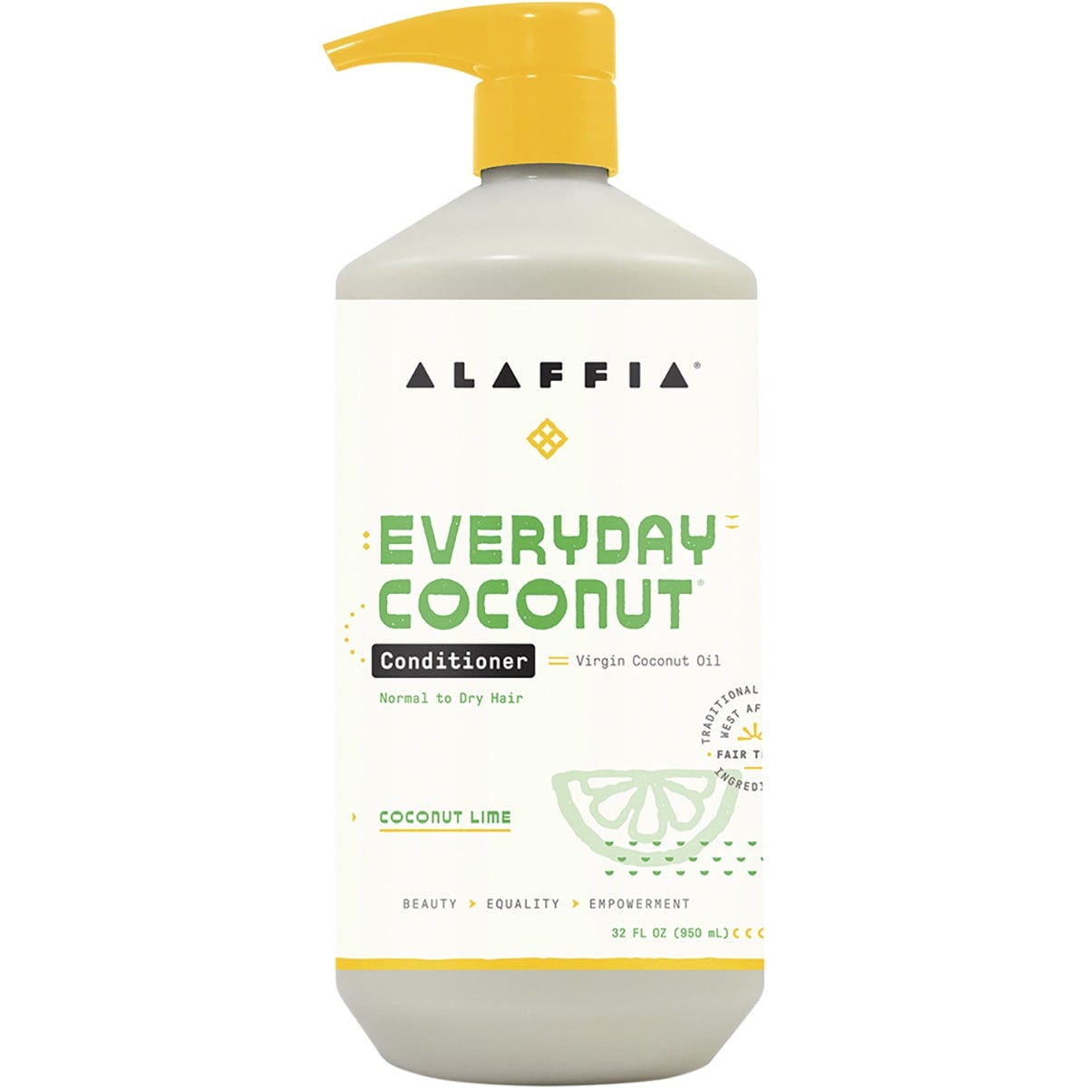 Alaffia Everyday Coconut Conditioner Coconut Lime 950ml Payless 4 Organics