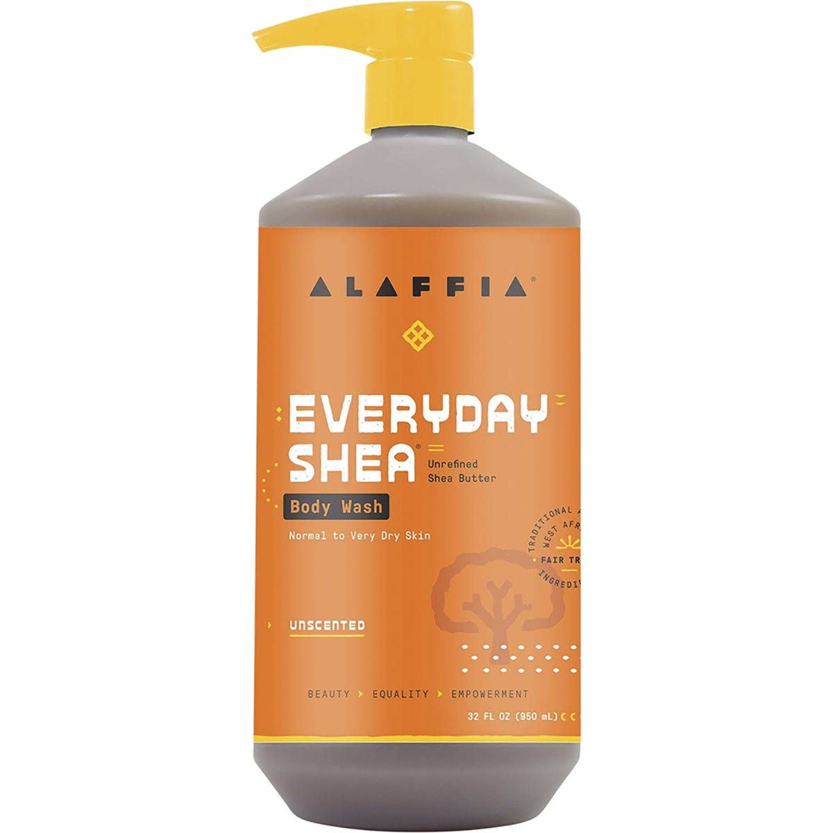 Alaffia Everyday Shea Body Wash Unscented 950ml Payless 4 Organics
