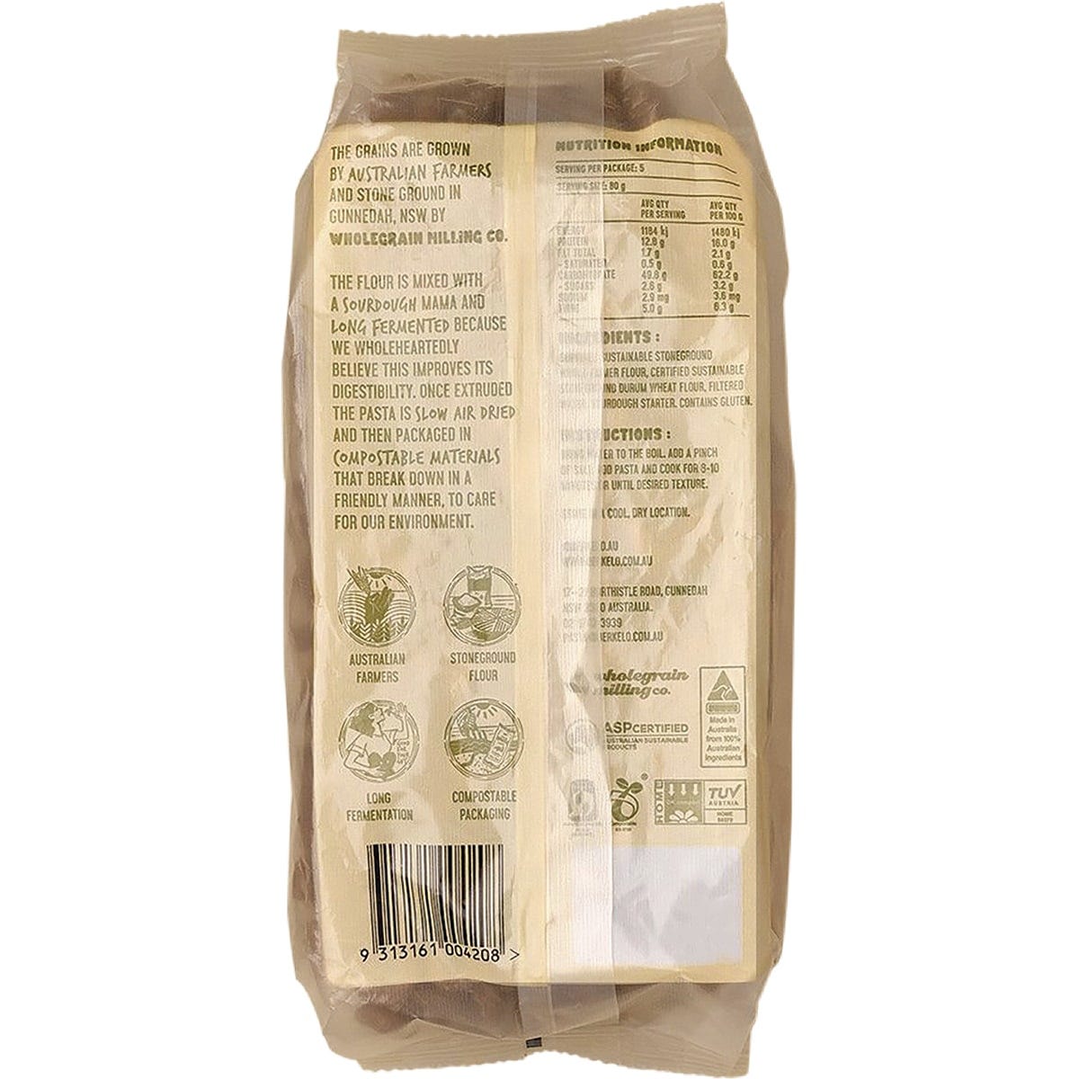 Berkelo Sourdough Pasta Emmer Twists 400g Payless 4 Organics