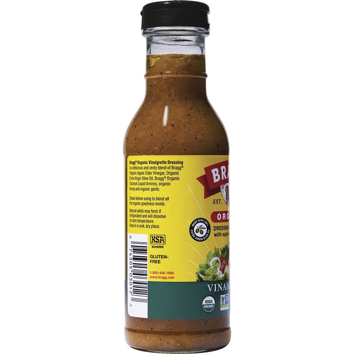 Bragg Salad Dressing & Marinade Vinaigrette 354ml Payless 4 Organics