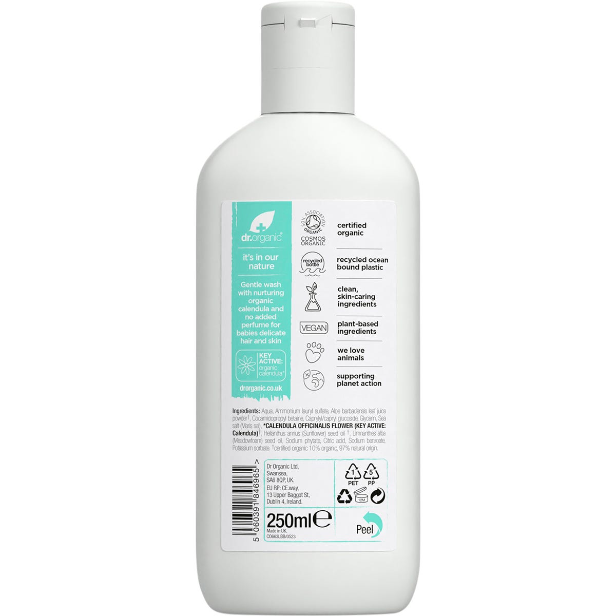 Dr Organic Baby Wash with Calendula 250ml Payless 4 Organics