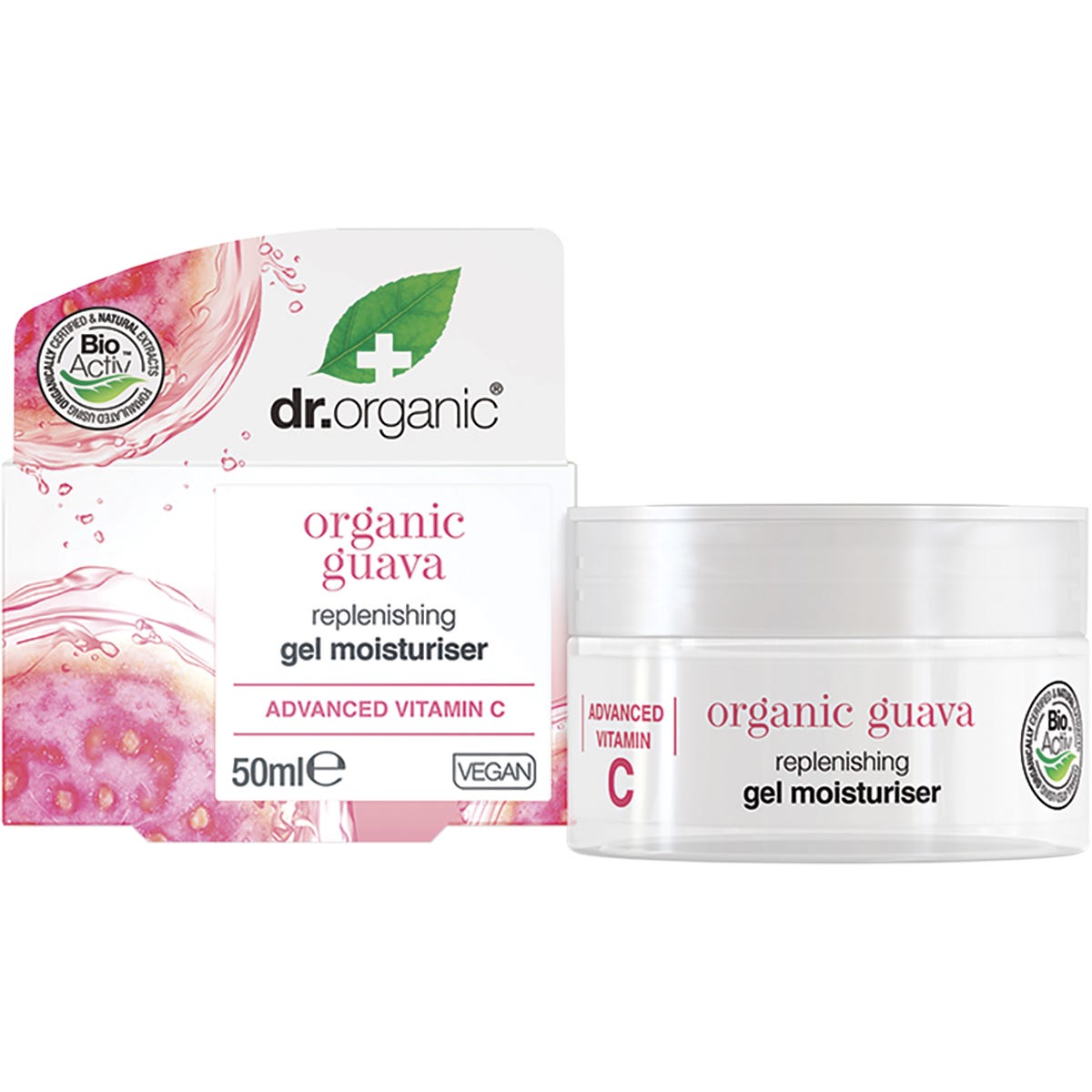 Dr Organic Gel Moisturiser Organic Guava 50ml Payless 4 Organics
