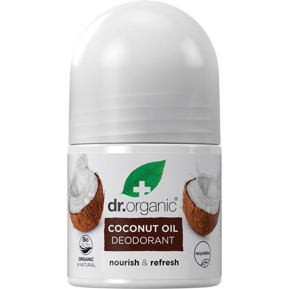 Dr Organic Roll-On Deodorant Coconut Oil 50ml Payless 4 Organics