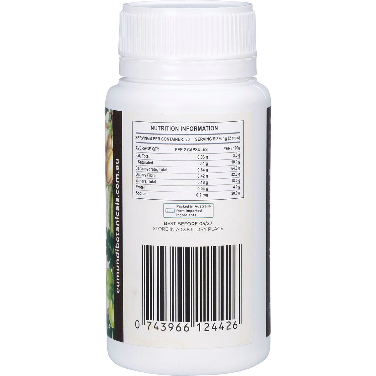 Eumundi Botanicals Ayurvedic Digestive Cleanse 60 Caps