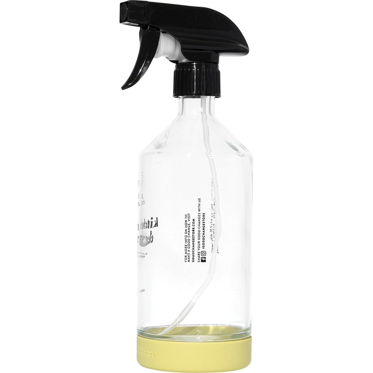 Good Change Store Glass Bottle with Spray Trigger Kitchen Cleaner 500ml (Pack of 6)