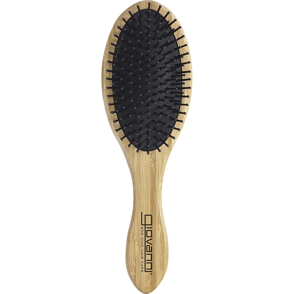 Giovanni Bamboo Hair Brush Oval Nylon Ball Tipped Bristles Payless 4 Organics