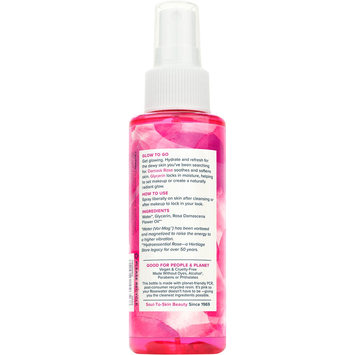 Heritage Store Rosewater & Glycerin Hydrating Facial Mist 118ml Payless 4 Organics