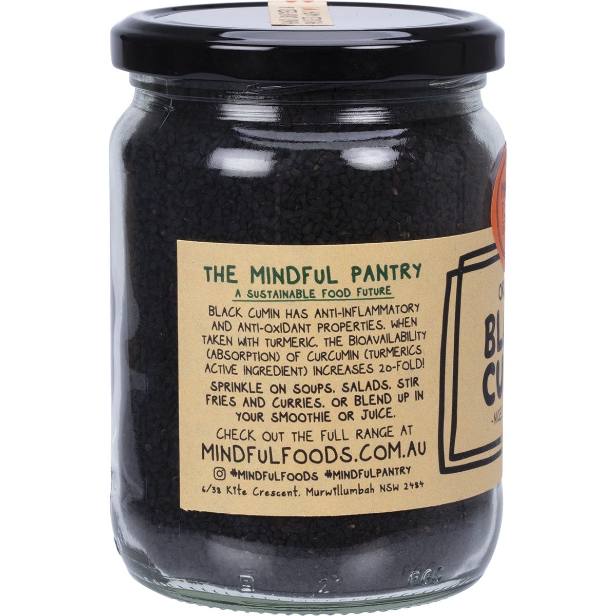 Mindful Foods Black Cumin Organic 300g Payless 4 Organics