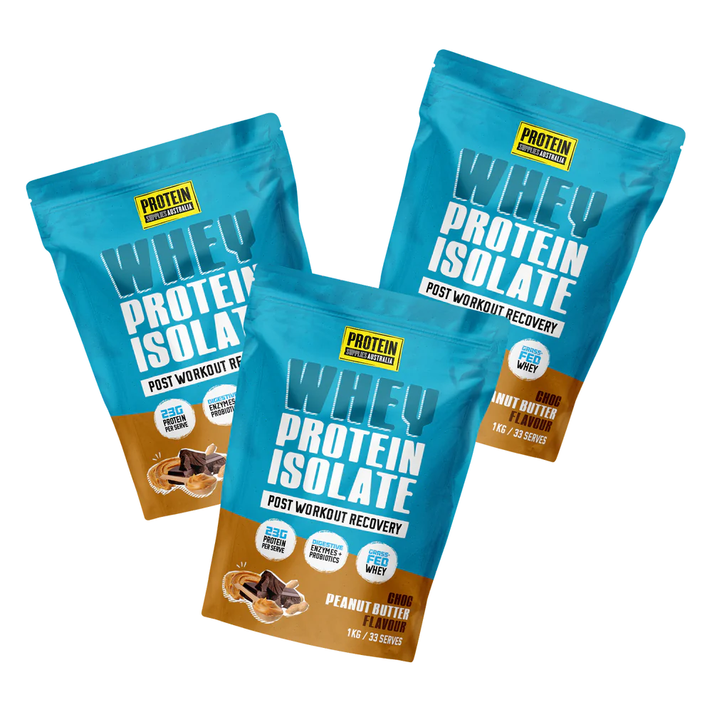 Protein Supplies Australia WPI Whey Protein Isolate Choc Peanut Butter 500g
