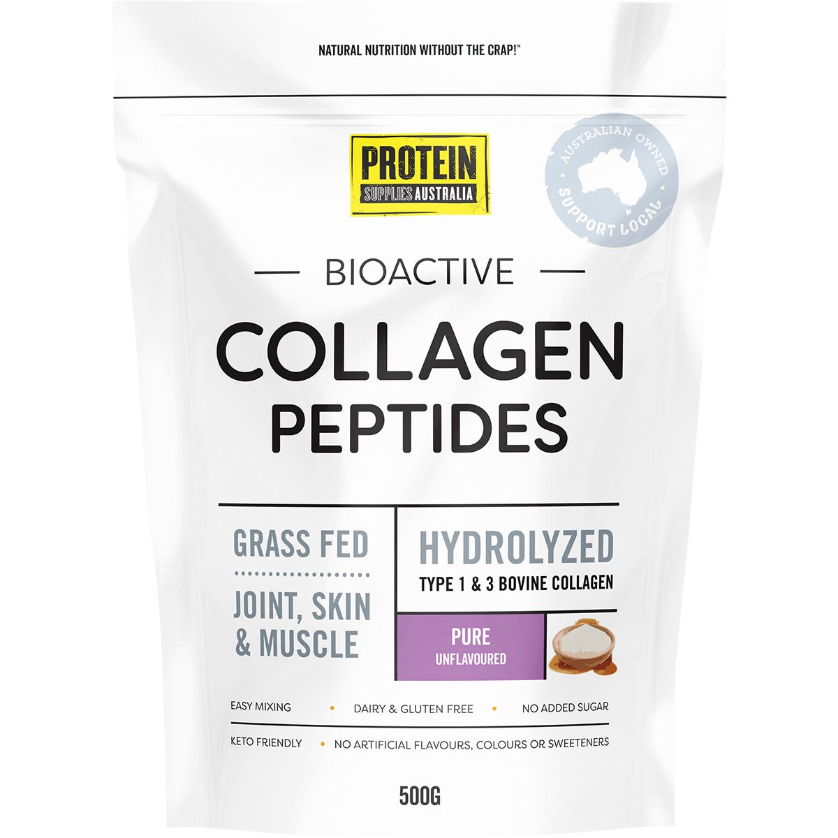 Protein Supplies Australia Collagen Pure 500g