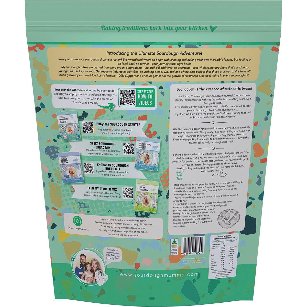 Sourdough Mumma Sourdough Bread Making Kit Traditional 1.52kg