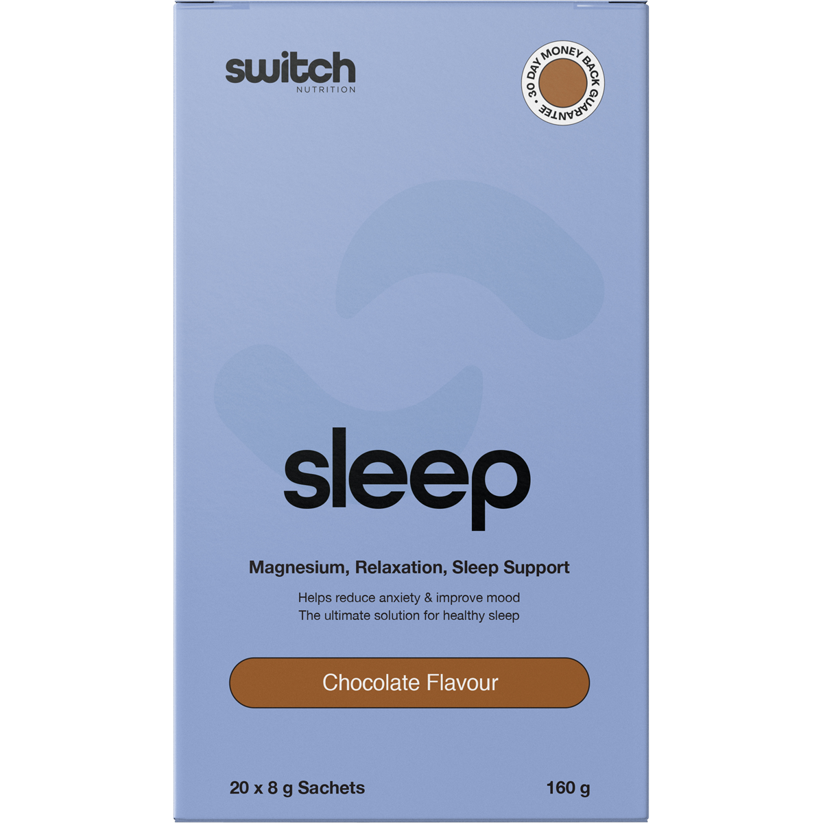 Switch Nutrition Sleep Magnesium Sachets Chocolate 20x8g