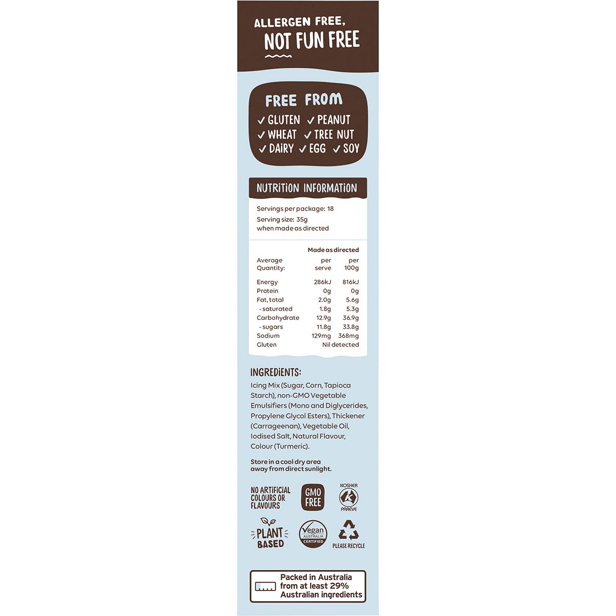 Well & Good Plant Based Whipping Cream Powder 250g