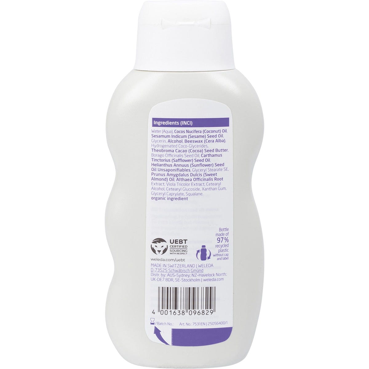 Weleda Baby Derma Body Lotion White Mallow Fragrance Free 200ml