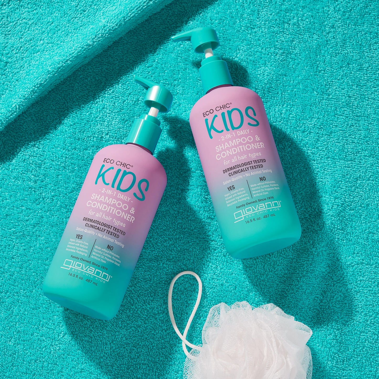 Giovanni Eco Chic Kids 2-in-1 Daily Shampoo & Conditioner 487ml