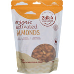 600g bag of 2die4 Live Foods Organic Activated Almonds on a white background.