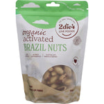 300g pouch of 2die4 Live Foods Organic Activated Brazil Nuts on a white background.