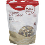 1kg bag of 2die4 Live Foods Organic Activated Paleo Muesli featuring a blend of nuts, seeds, and dried berries.