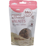 100g bag of 2die4 Live Foods Organic Activated Walnuts with Fresh Whey on a white background.