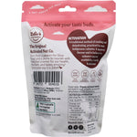 Back of a 275g bag of 2die4 Live Foods Organic Activated Walnuts with Fresh Whey showing nutritional information.