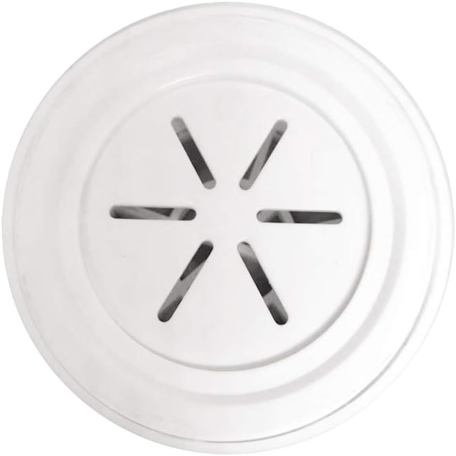Side view of a white Ecobud Gentoo water filter replacement cartridge shown on a white background.