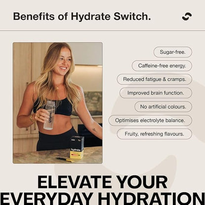 Switch Nutrition Hydrate Electrolytes No Added Sugar Mango Passionfruit 6g (Pack of 20)