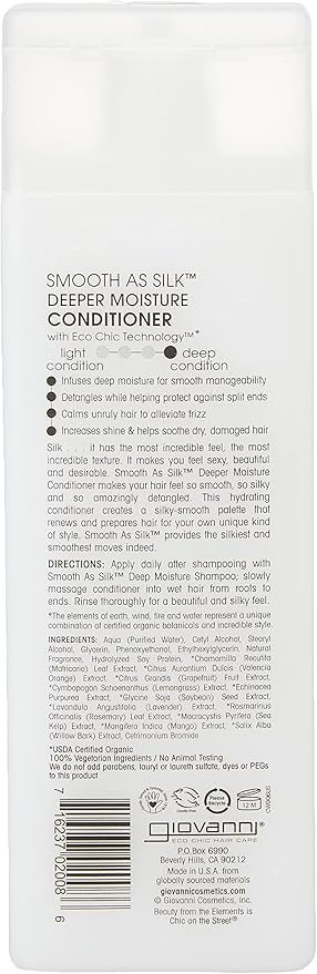 Giovanni Conditioner Smooth As Silk Damaged Hair(Damaged Hair) 250ml