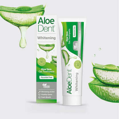 Aloe Dent Toothpaste Fluoride Free Whitening 100ml