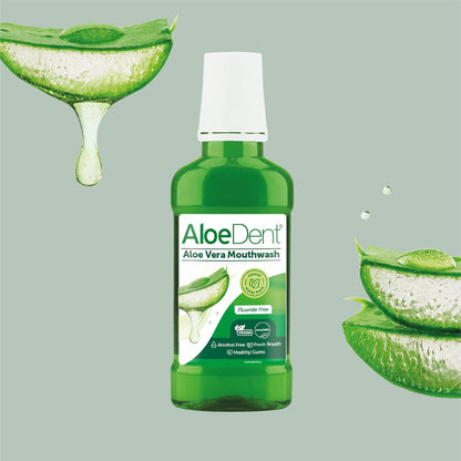 Aloe Dent Mouthwash Alcohol Free Aloe Vera & Tea Tree 250ml