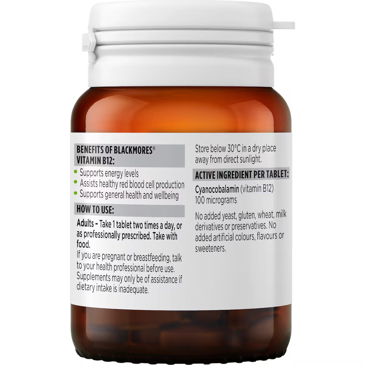 Blackmores Vitamin B12 75 Tablets
