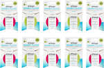 Dr Tung's Smart Dental Floss in a 10-pack of colorful, oval dispensers for high-performance interdental cleaning.