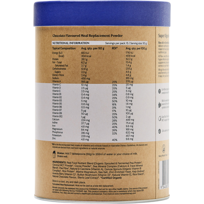 Amazonia Raw All-In-One Meal Replacement Decadent Chocolate 750g