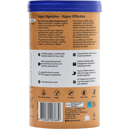 Amazonia Raw All-In-One Meal Replacement Vanilla Creme 350g