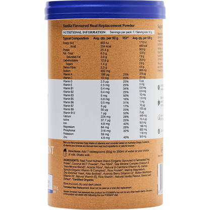 Amazonia Raw All-In-One Meal Replacement Vanilla Creme 350g