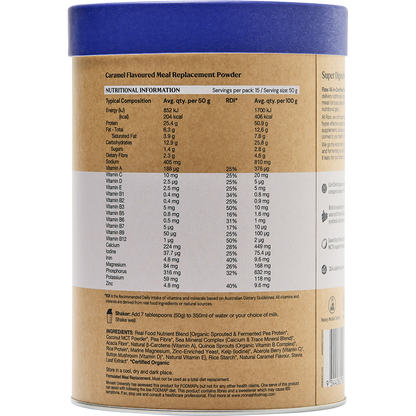 Amazonia Raw All-In-One Meal Replacement Burnt Caramel 750g