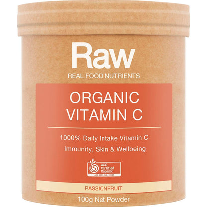 Amazonia Raw Organic Vitamin C Passionfruit 100g