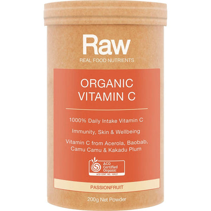 Amazonia Raw Organic Vitamin C Passionfruit 200g