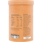 500g tub of Amazonia Raw Organic Vitamin C Passionfruit shown from a side angle on a white background.