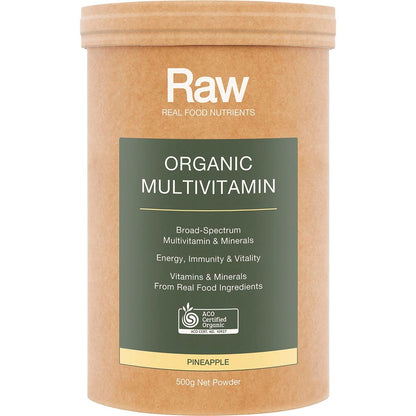 Amazonia Raw Organic Multivitamin Pineapple 500g