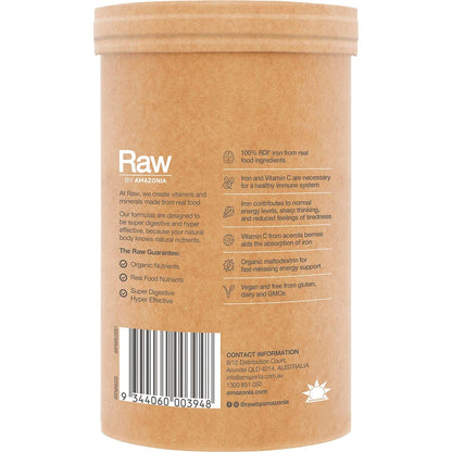 Amazonia Raw Organic Iron Apple Blackcurrant 200g