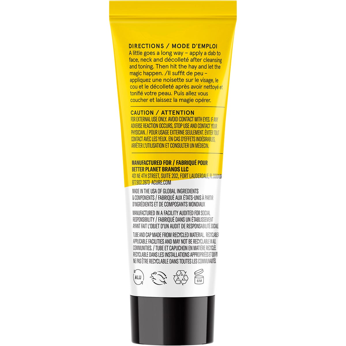 ACURE Brightening Night Cream 50ml Payless 4 Organics