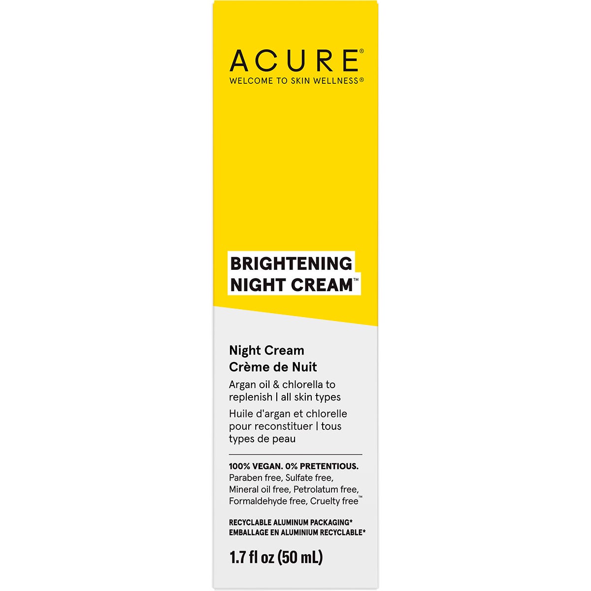 ACURE Brightening Night Cream 50ml Payless 4 Organics