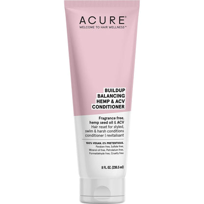 ACURE Buildup Balancing Hemp & ACV Conditioner 236ml Payless 4 Organics