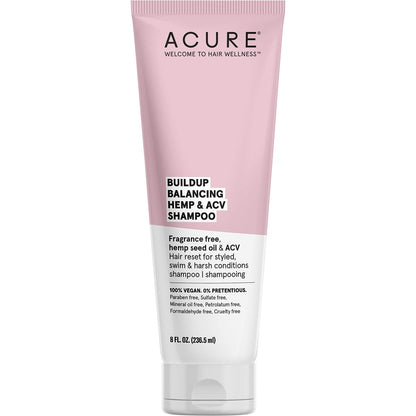ACURE Buildup Balancing Hemp & ACV Shampoo 236ml Payless 4 Organics