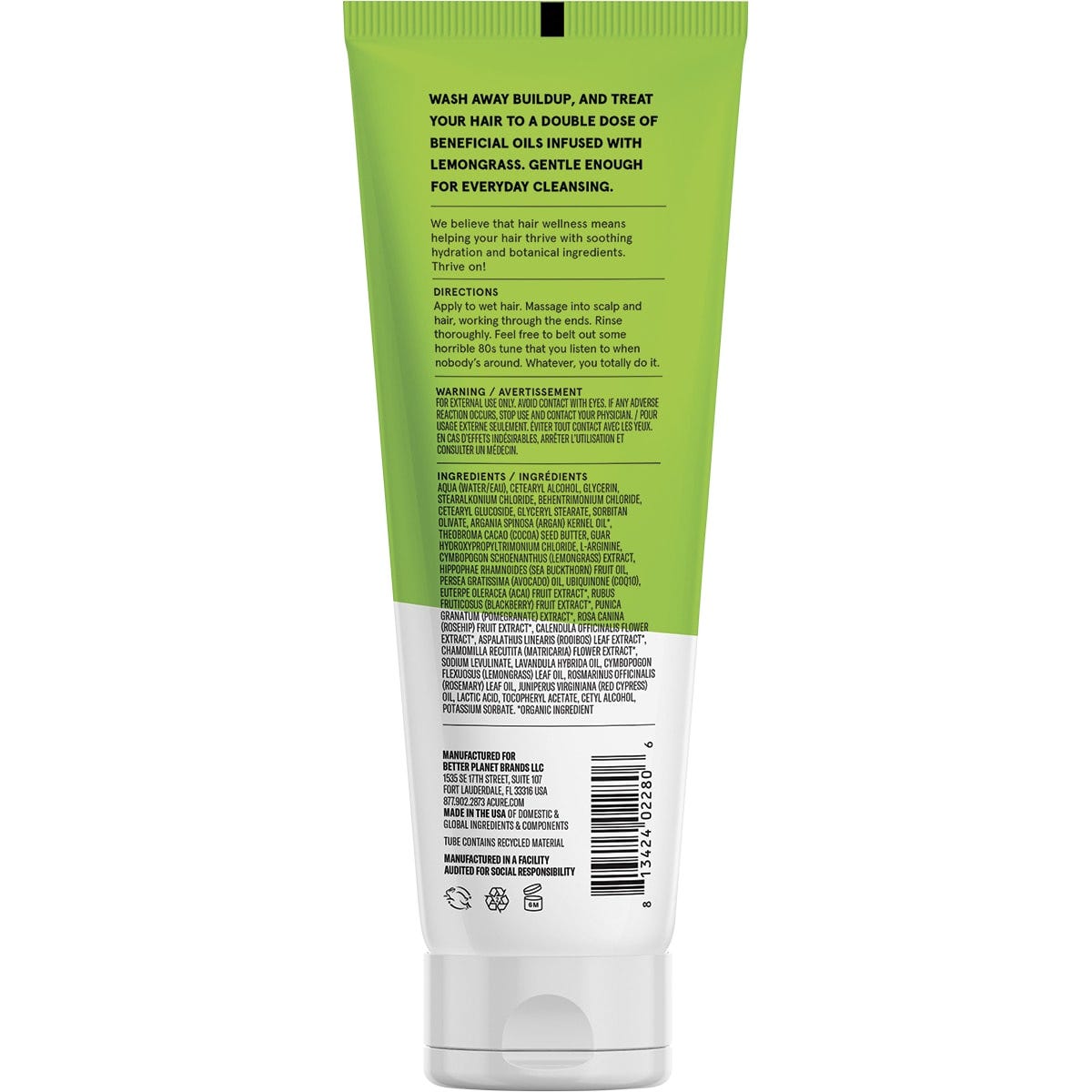 ACURE Curiously Clarifying Conditioner Lemongrass 236.5ml Payless 4 Organics