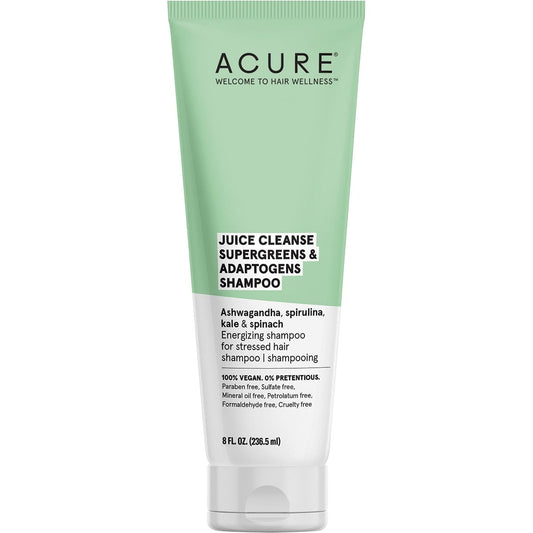 ACURE Juice Cleanse Supergreens & Adaptogens Shampoo 236ml Payless 4 Organics