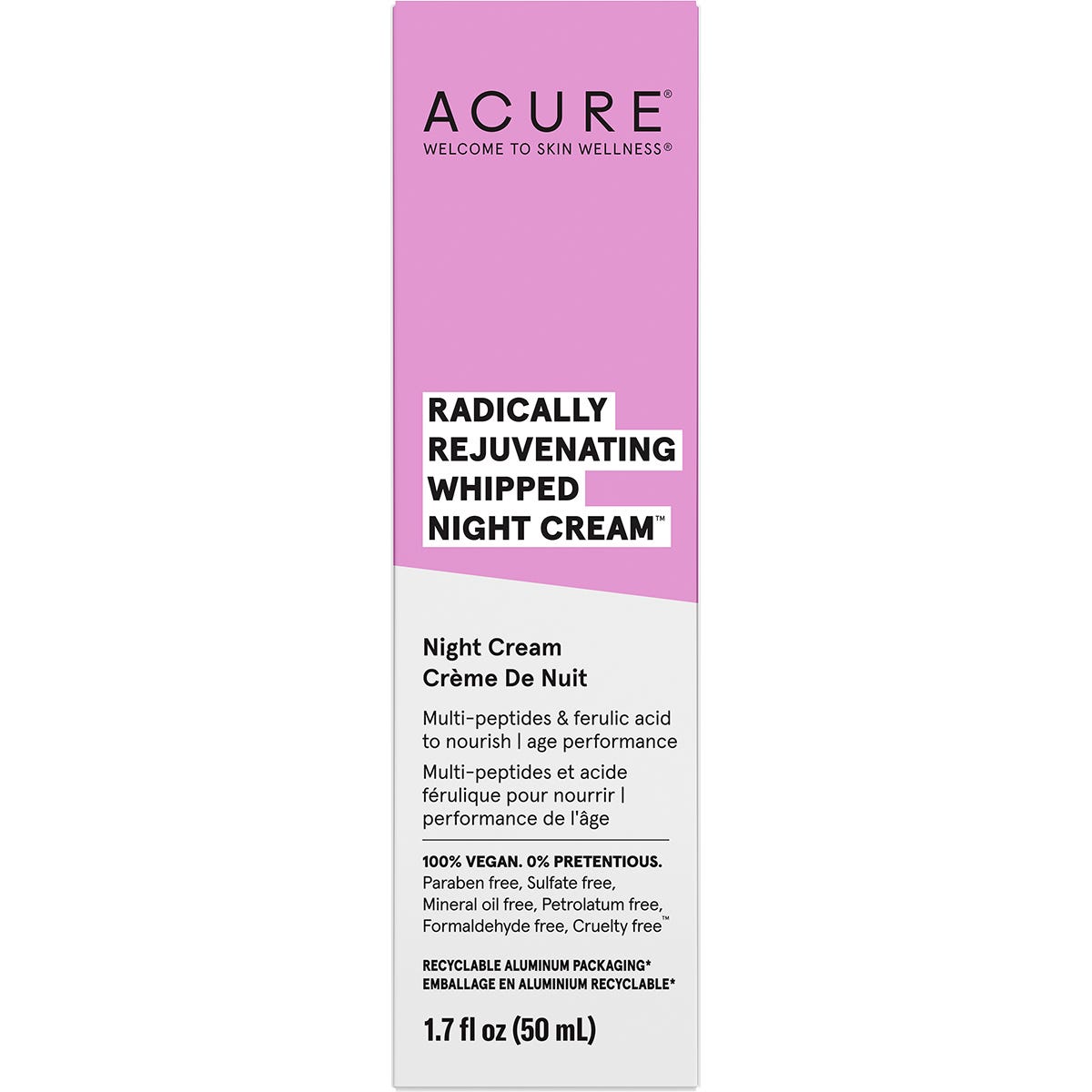 ACURE Radically Rejuvenating Whipped Night Cream 50ml Payless 4 Organics